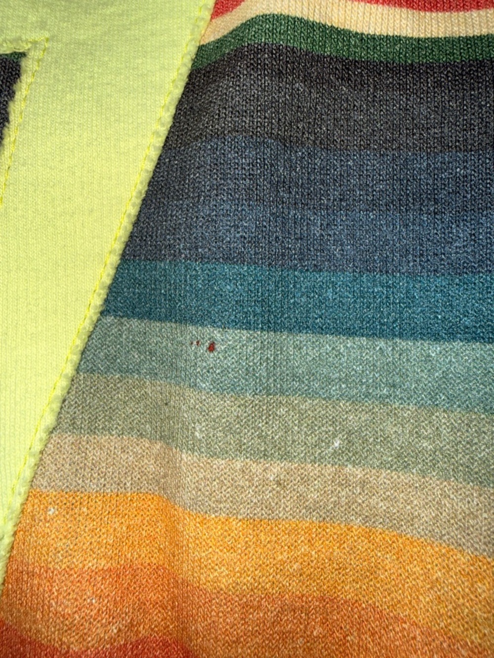 Aviator Nation Striped Multicolor Lightning Bolt Pullover Sweatshirt - Picture 5 of 12